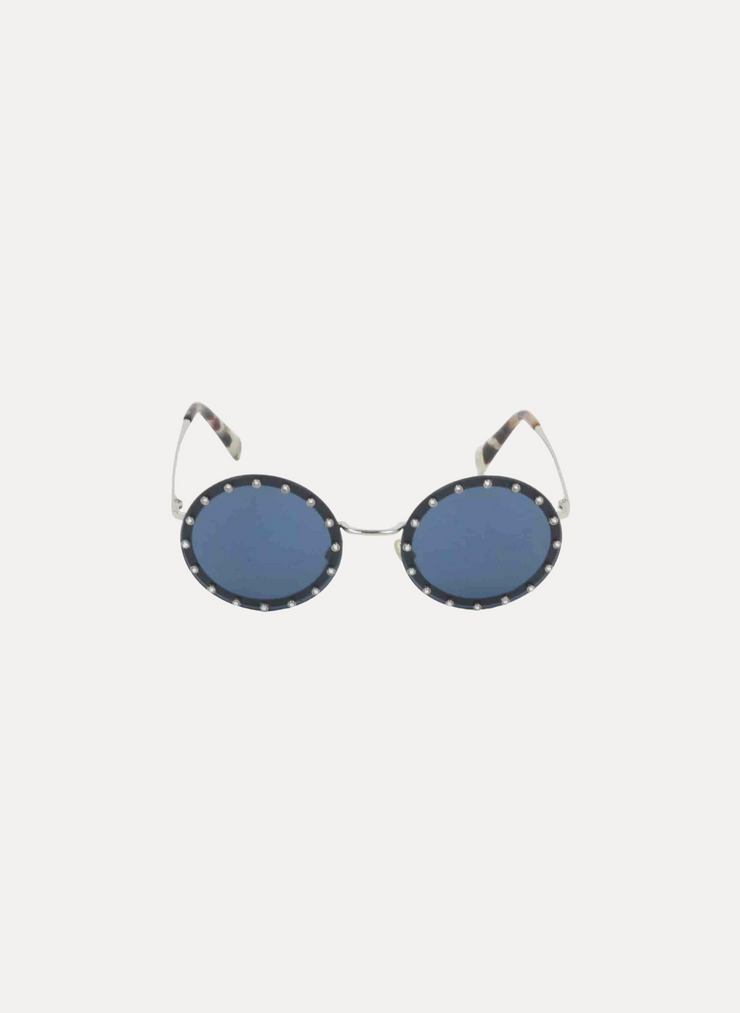 Lunettes de soleil Valentino bleu 100% métal