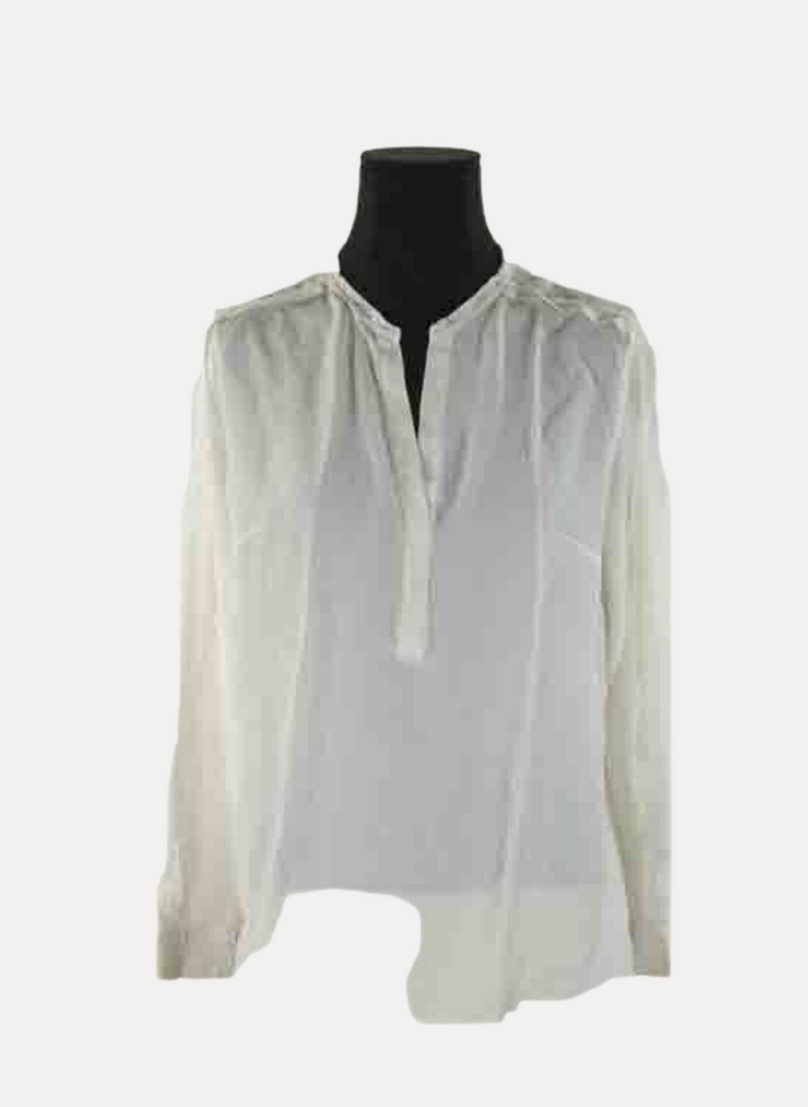 Blouse Sandro blanc synthétique S/36