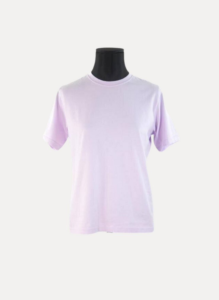 T-shirt en coton Balzac violet 100% coton. Taille 34.