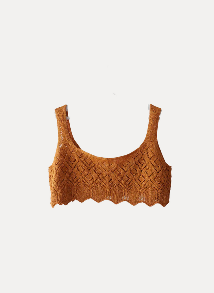 Top broderie FW20 ocre S/36