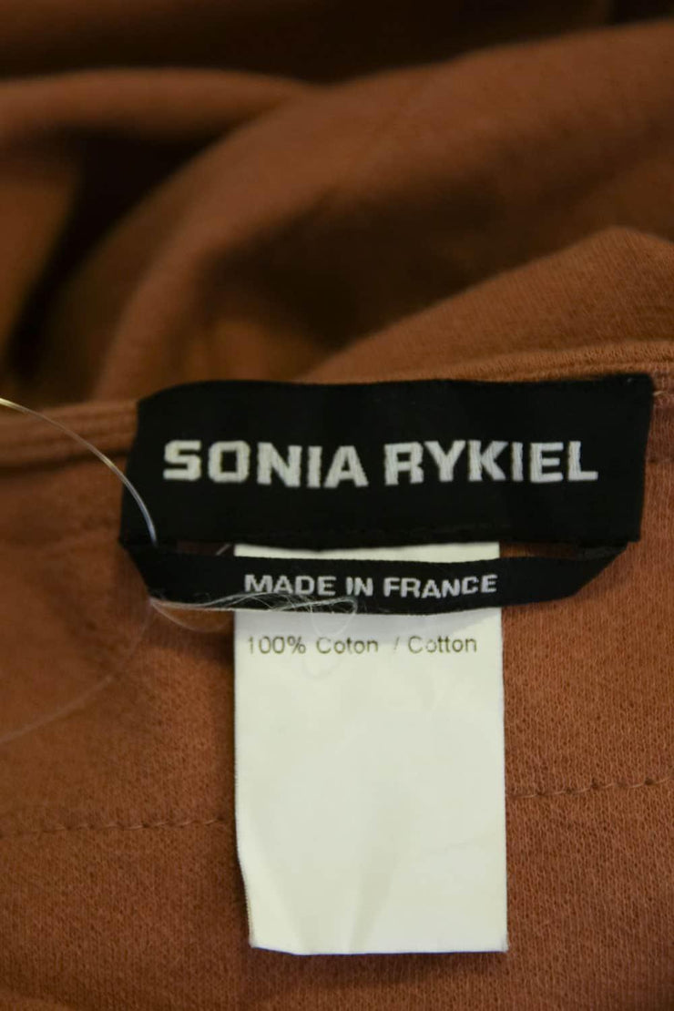 Robe Sonia Rykiel marron 100% coton S/36