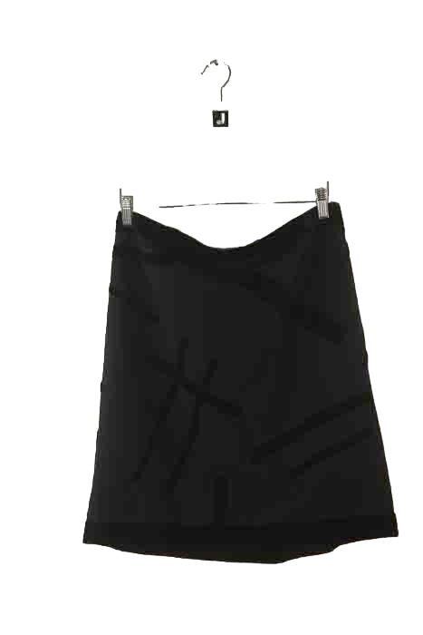 Mini jupe Chanel noir 100% soie. Taille 44