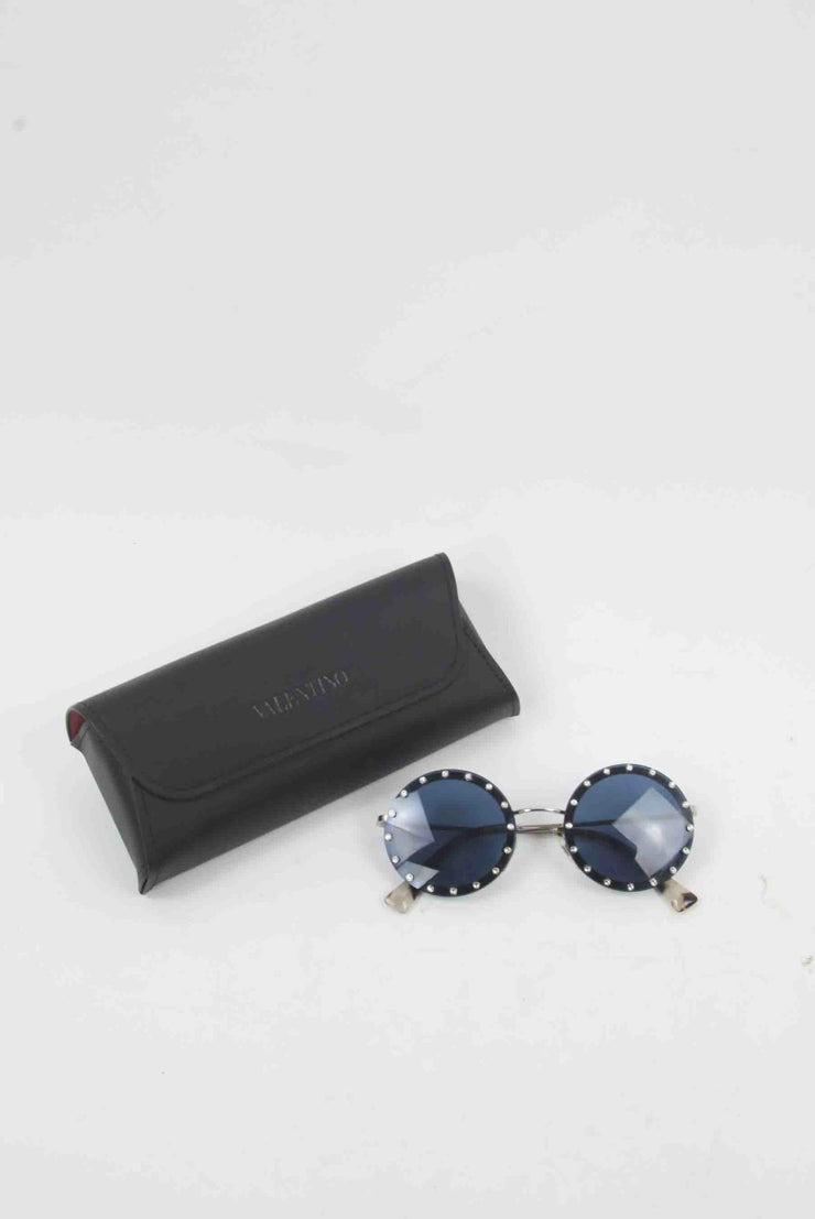 Lunettes de soleil Valentino bleu 100% métal