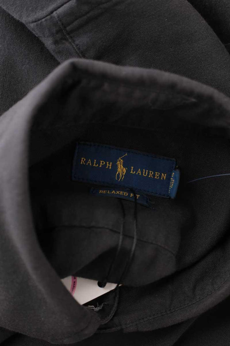 Chemise Ralph Lauren noir. Matière principale coton. Taille 36.