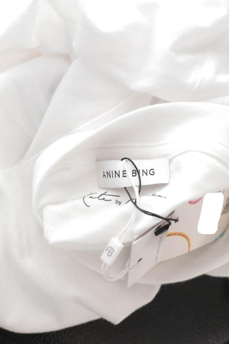 Top Anine Bing blanc. Matière principale coton. Taille 36.