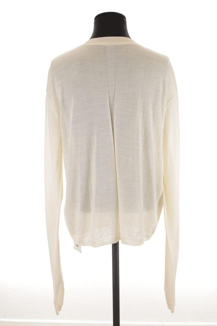 Pull-over The Frankie Shop blanc. Matière principale laine. Taille 36.