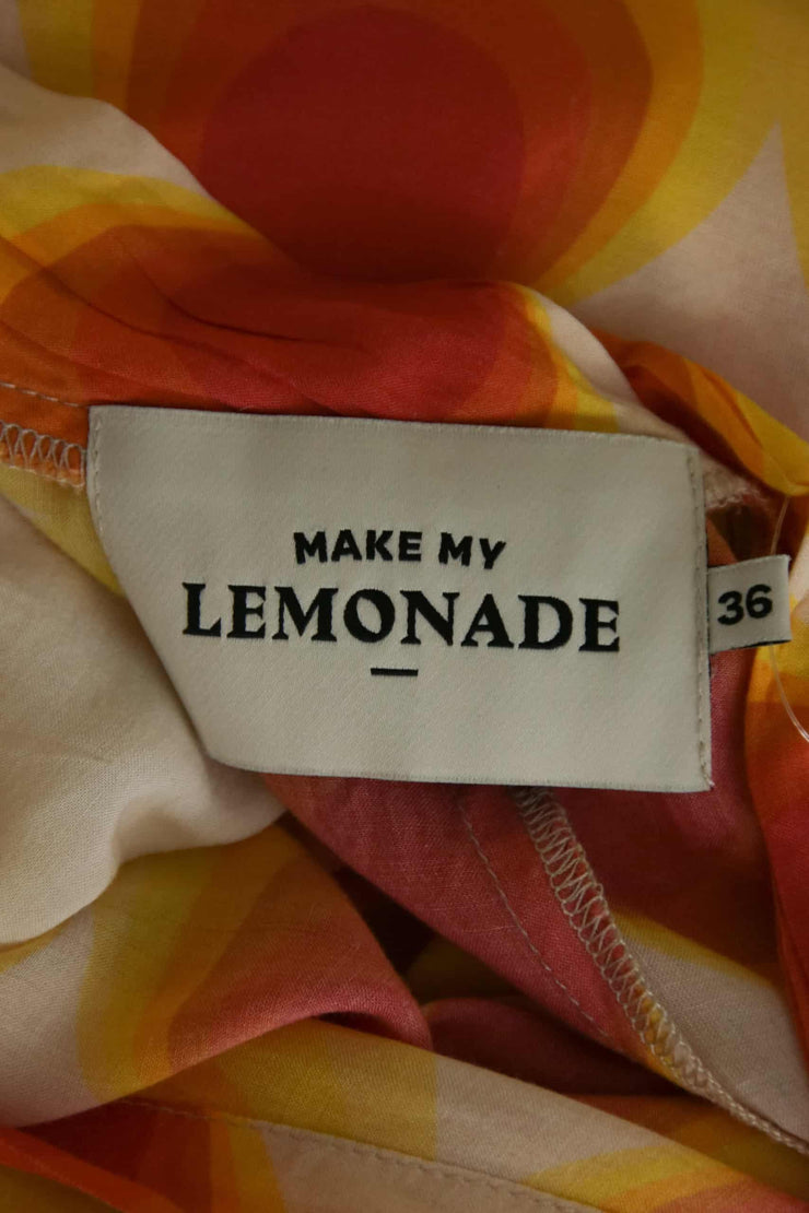 Combinaison Make My Lemonade orange coton S/36