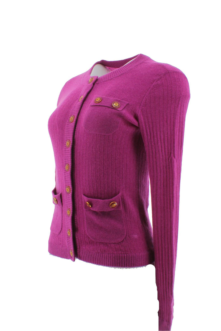Cardigan Marc By Marc Jacobs violet 100% cachemire S/36