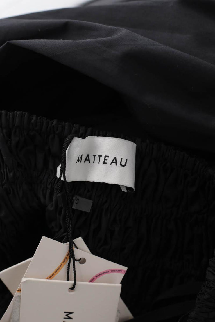 Jupe Matteau noir. Matière principale coton. Taille 38.