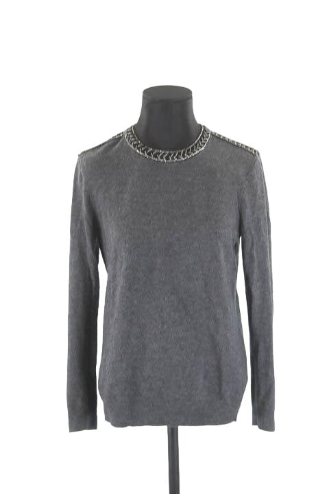 Pull-over en laine The Kooples anthracite. Taille 36