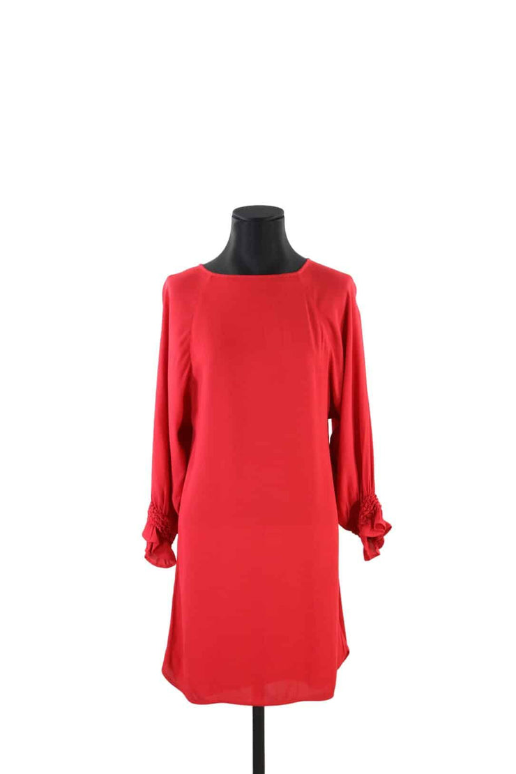 Robe Maje rouge coton S/36