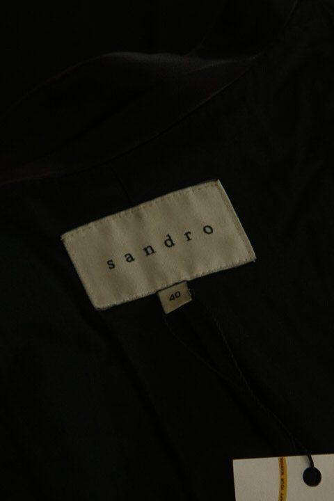 Veste Sandro noir 100% coton L/40