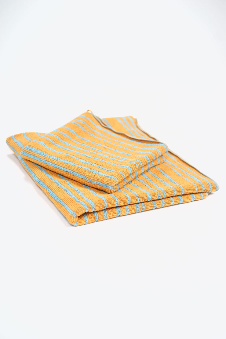 Stripe Gym Towel | Caramel & Sky