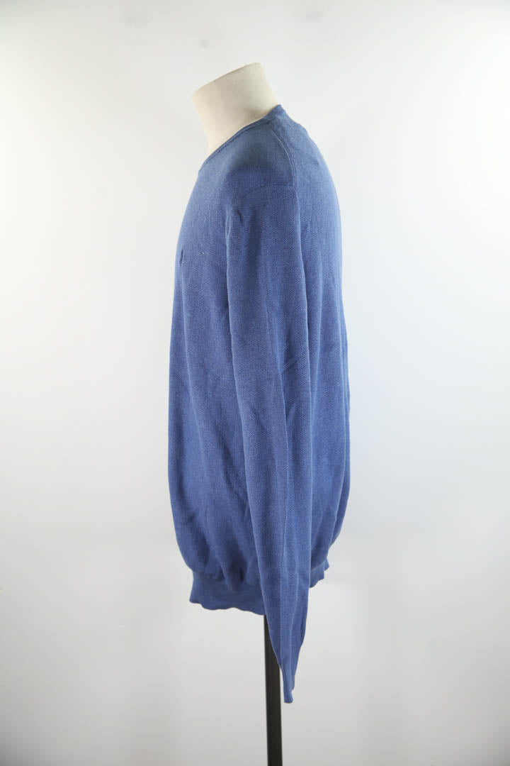 Tricot en coton Ralph Lauren bleu. Taille L.