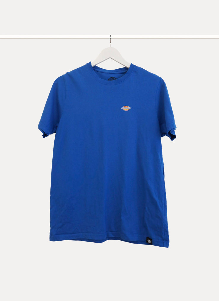 T-shirt de la marque DICKIES pour femme de taille S/36 de couleur Bleu en vente sur la friperie en ligne Circular Clothing Paris