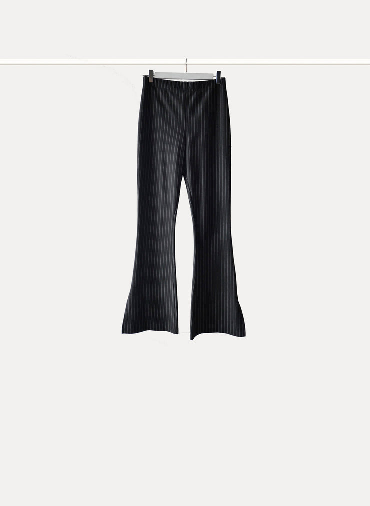 Pantalon à rayure de la marque URBAN OUTFITTERS pour femme de taille S/36 de couleur Noir en vente en ligne sur Circular Clothing Paris