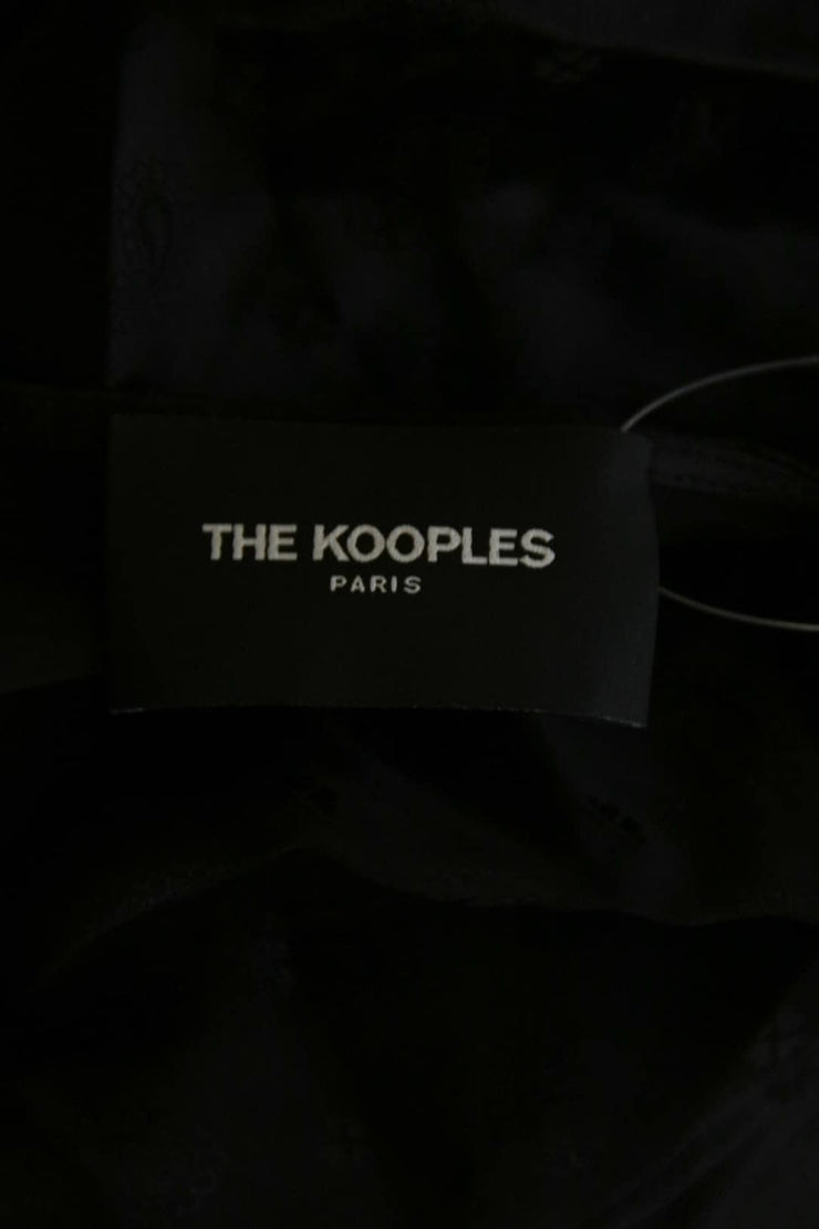 Blouse  The Kooples noir 69%viscose 31%soie M/38