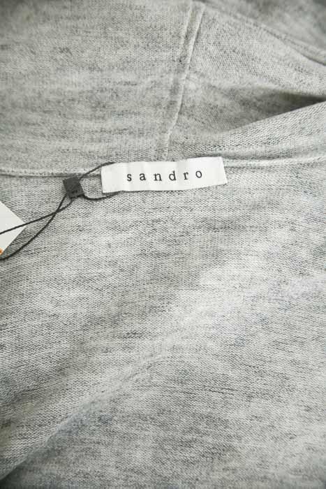 Sweatshirt en coton Sandro gris 100% coton. Taille 36.