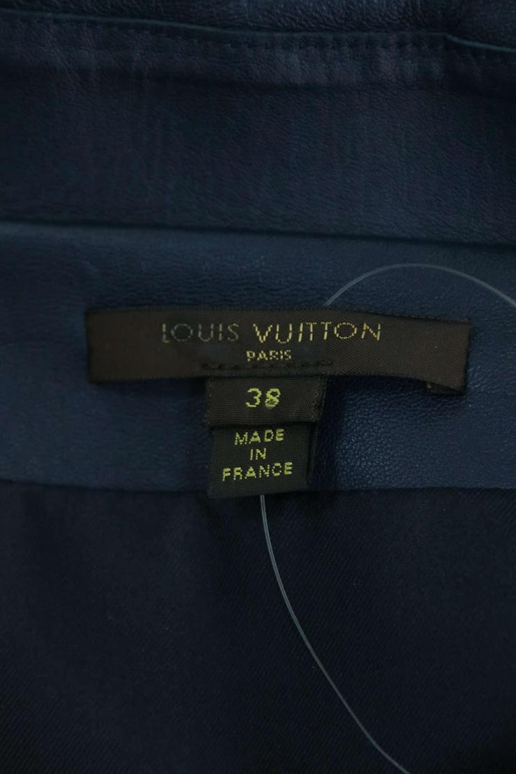 Veste Louis Vuitton bleu cuir M/38