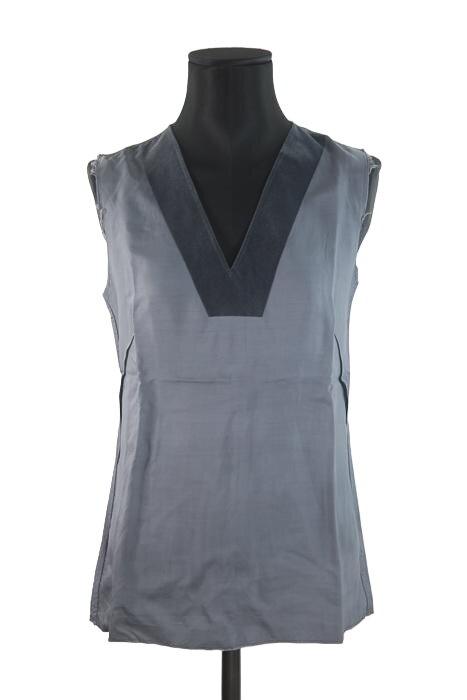 Blouse Golden Goose anthracite 100% viscose. Taille 36.