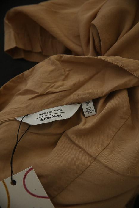 Chemise & Other Stories beige 100% viscose S/36