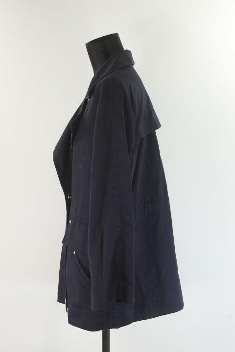 Trench-coat Sandro bleu 100% coton M/38