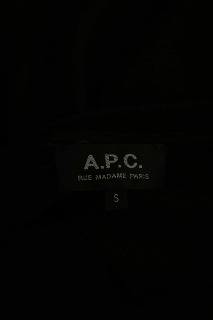 Robe Apc noir 100% coton S/36