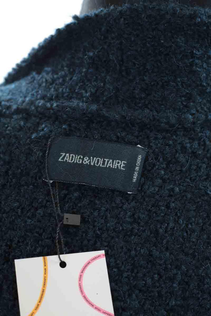Gilet en laine Zadig & Voltaire bleu. Matière principale laine. Taille 34