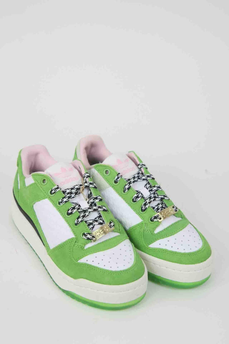 Baskets Adidas vert 100% polyester T37