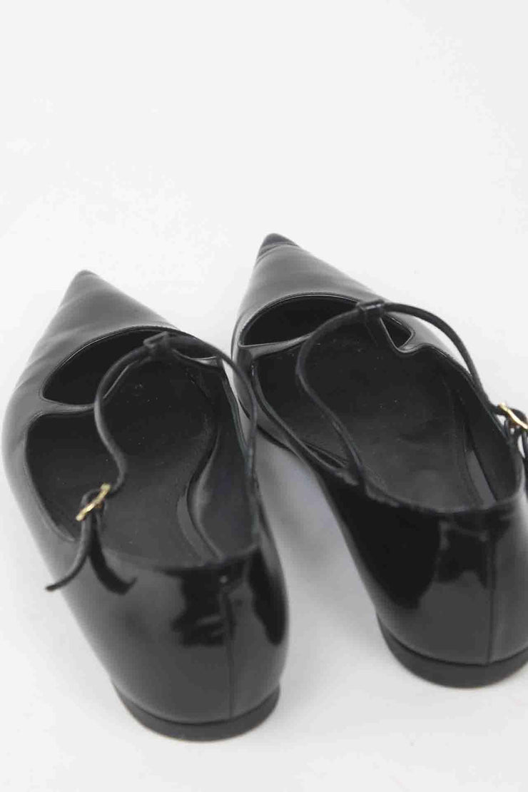 Ballerines Dolce & Gabbana noir 100% cuir T38