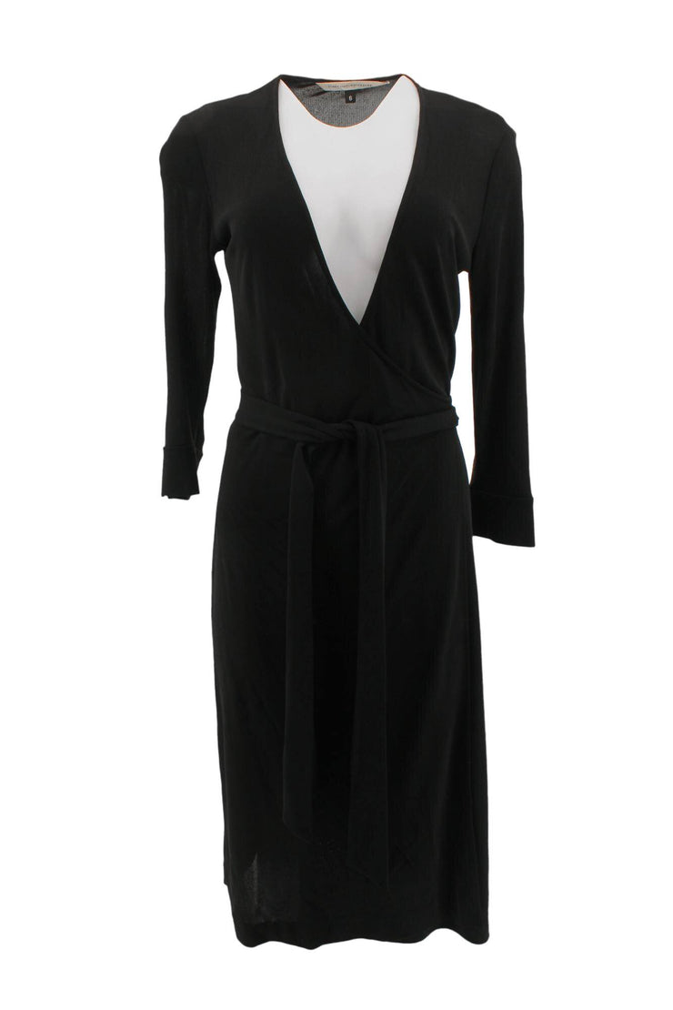 Robe Diane Von Furstenberg noir 100% coton T38