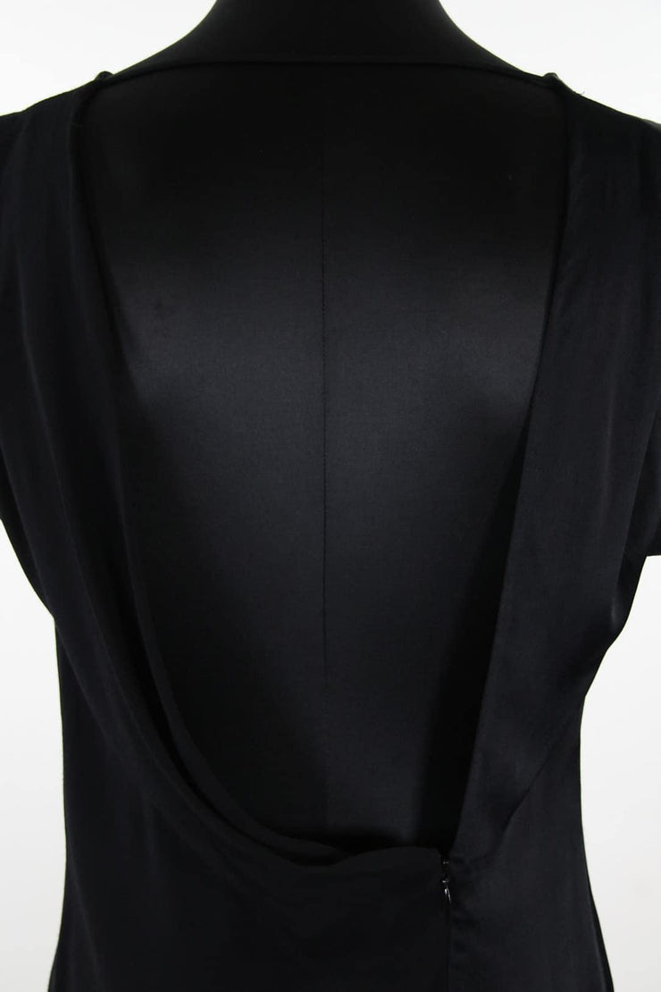 Robe noir Sandro 99% viscose. Taille 36